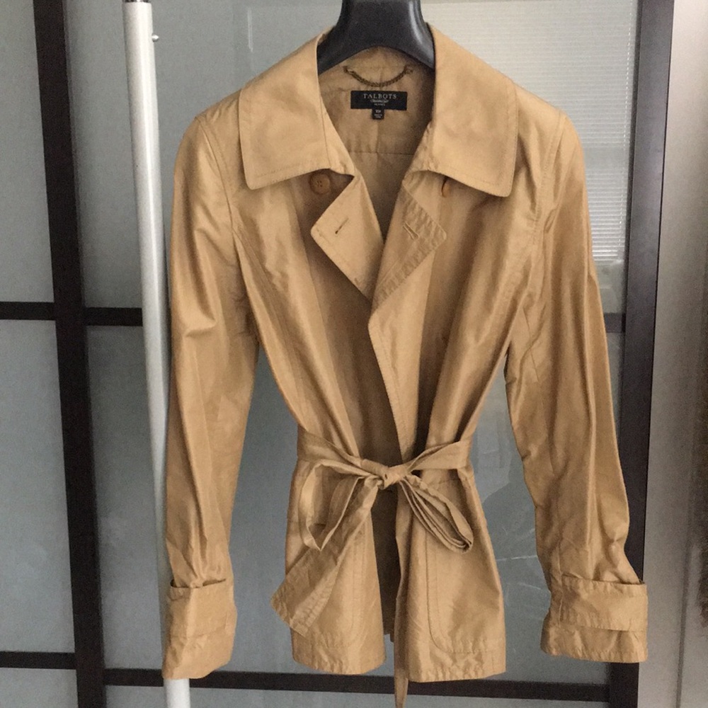 Talbot’s Short Trench Coat
